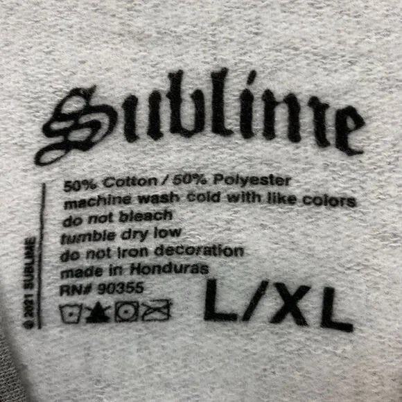 Sublime 40oz to Freedom Rock Band Oversized Crewneck Sweater L/XL - Picture 4 of 4